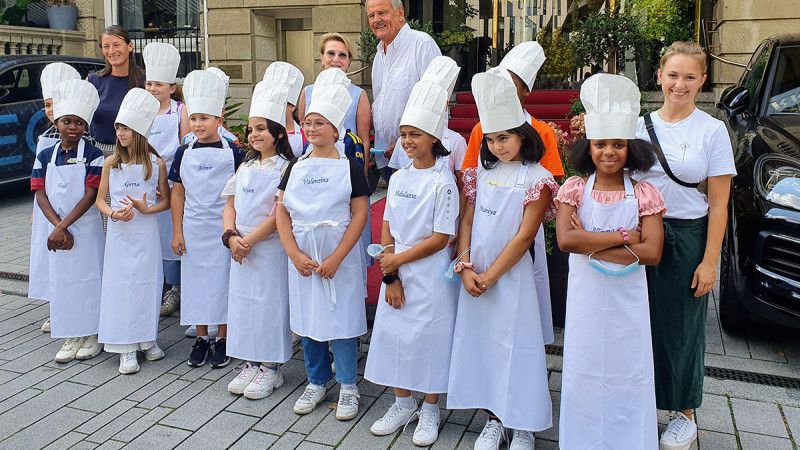 Kinder kochen im Steigenberger Parkhotel