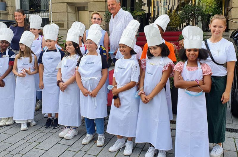 Kinder kochen im Steigenberger Parkhotel